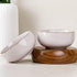 Lavender Marble Snack Bowl Set of 2